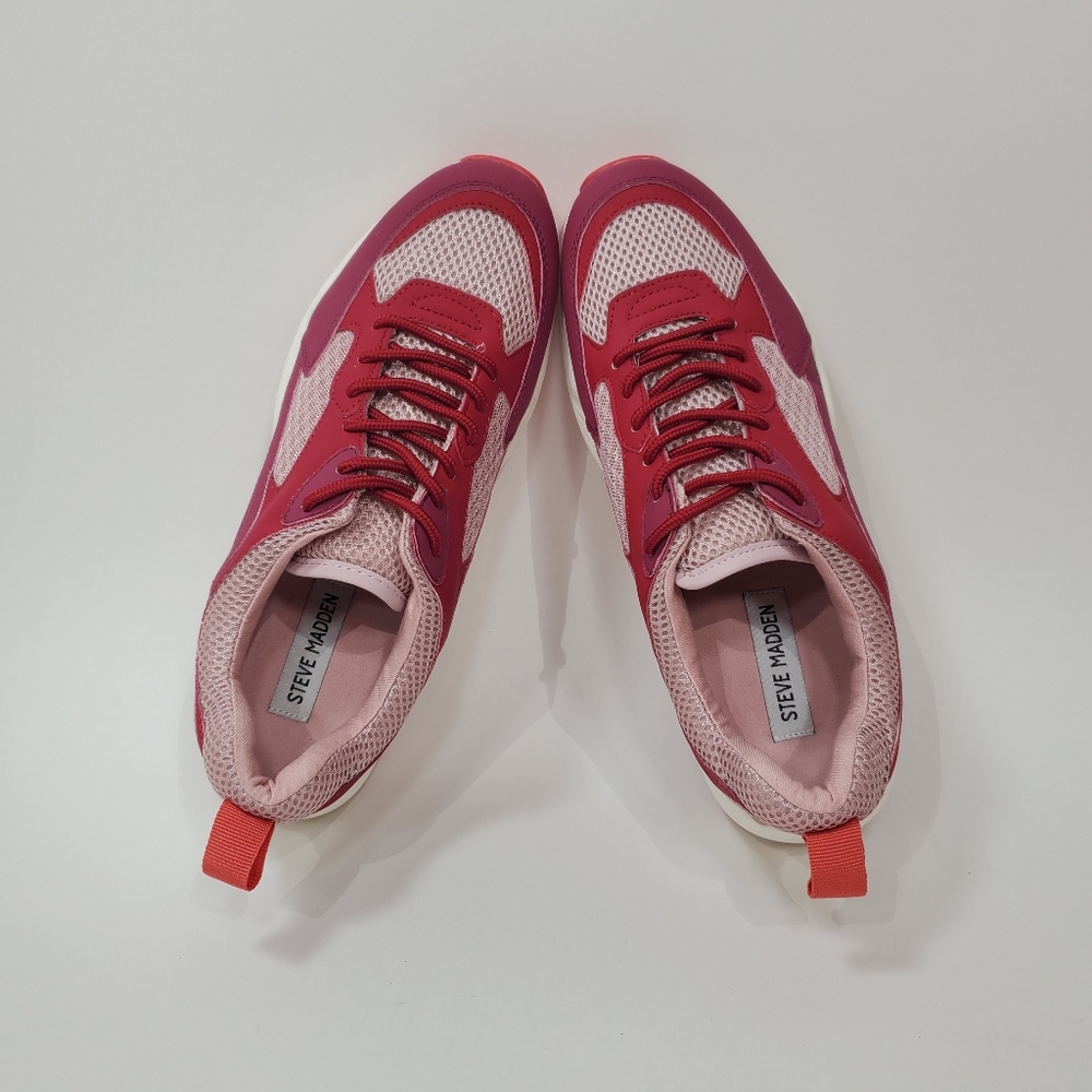 🆕️ Steve Madden Shirli Berry Blush Sneakers - Picture 5 of 6